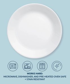 Alternative view of Corelle® Winter Frost White 16-piece Mugless Dinnerware Set, Service for 4