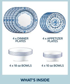 Alternative view of Corelle® Portofino 16-piece Dinnerware Set, Service for 4