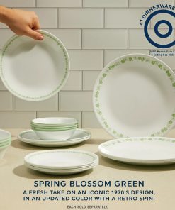 Alternative view of Corelle® Spring Blossom Green 10-ounce Bowl