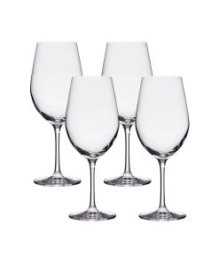 Lucaris Tokyo Temptation Cabernet Glasses (4-Pieces), 16-ounce, Dishwasher Safe, Lead-free Crystalline