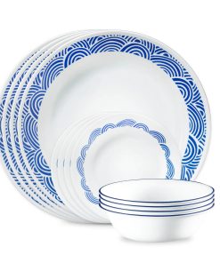 Corelle® Rolling Waves 18-piece Dinnerware Set, Service for 6