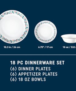 Alternative view of Corelle® Winter Berries 18-pc Dinnerware Set, Service for 6