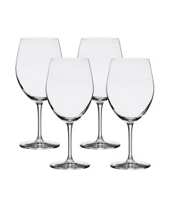 Lucaris Bangkok Bliss Bordeaux Glasses (4-Pieces), 25-ounce, Dishwasher Safe, Lead-free Crystalline