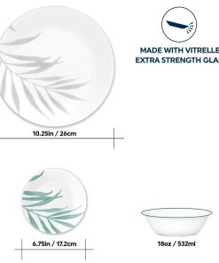 Alternative view of Corelle® Solar Print 18-piece Dinnerware Set, Service for 6, EXCLUSIVE
