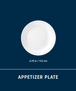 Alternative view of Corelle® Caspian Lace 6.75 Appetizer Plate, 6-pack