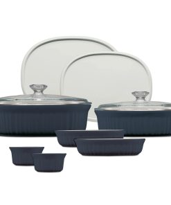 CorningWare® French Colors 10-piece Oval Bakeware Set, Navy