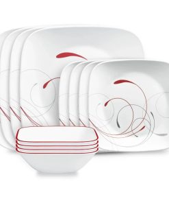 Corelle® Square Splendor 12-piece Dinnerware Set, Service for 4
