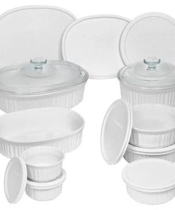 CorningWare® French White® 18-piece Round & Oval Set