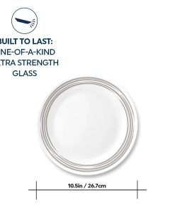Alternative view of Corelle® Brushed Silver 10.25 Dinner Plate